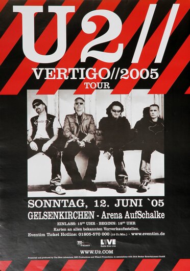 U 2 - Vertigo // 2005 Tour, Gelsenkirchen 2005