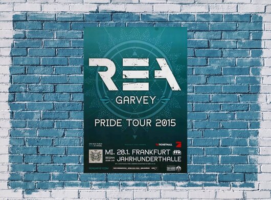 Rea Garvey - Pride Live , Frankfurt 2015 - Konzertplakat