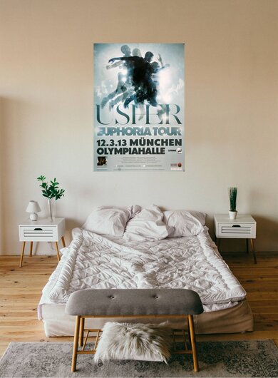 Usher - Euphoria , München 2013 - Konzertplakat