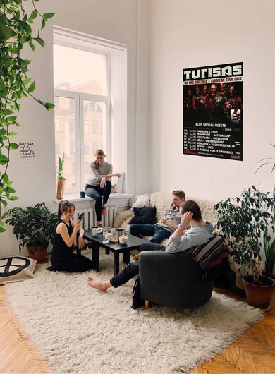 Turisas - We Ride Together, Tour 2014 - Konzertplakat