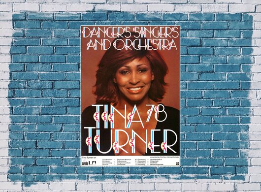 Ike & Tina Turner - Rough, Tour 1978 - Konzertplakat