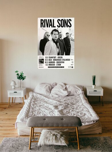 Rival Sons - Open My Eyes, Tour 2014 - Konzertplakat