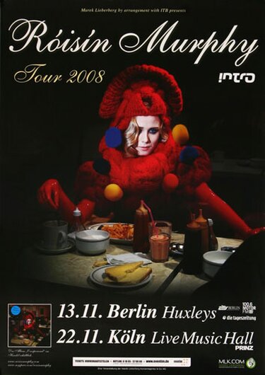 Roisin Murphy - Body Language, Berlin & Köln 2008 - Konzertplakat