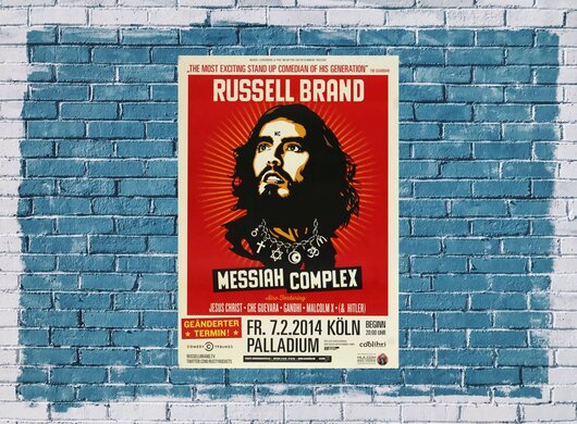 Russel Brand - Messiah Complex , Köln 2014 - Konzertplakat