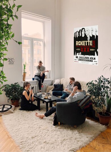 Roxette - Live Tour , Köln 2015 - Konzertplakat
