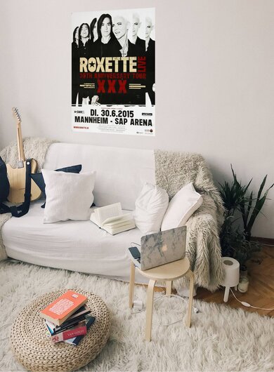 Roxette - Live Tour , Mannheim 2015 - Konzertplakat