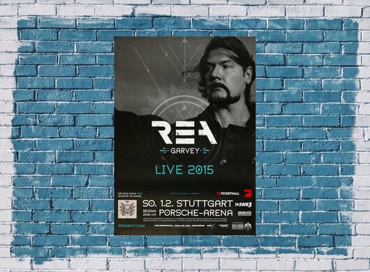 Rea Garvey - Pride , Stuttgart 2015 - Konzertplakat