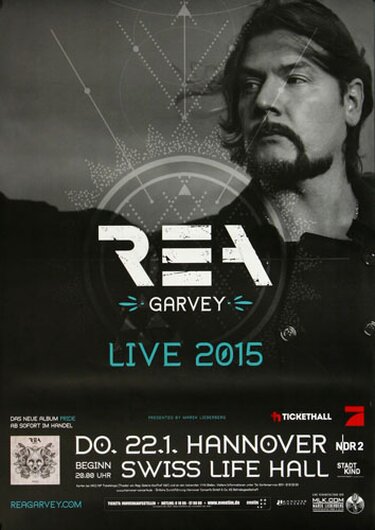 Rea Garvey - Pride , Hannover 2015 - Konzertplakat