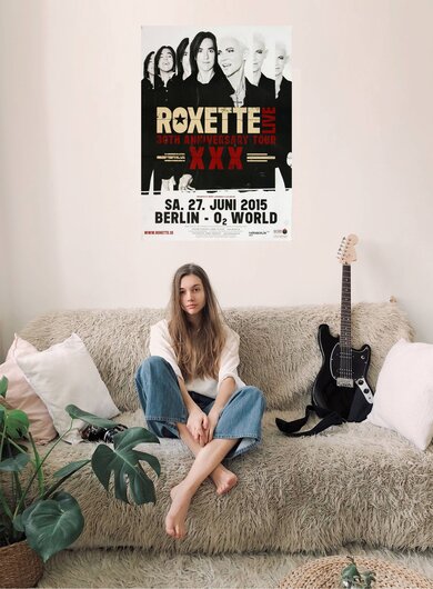 Roxette - Live Tour , Berlin 2015 - Konzertplakat