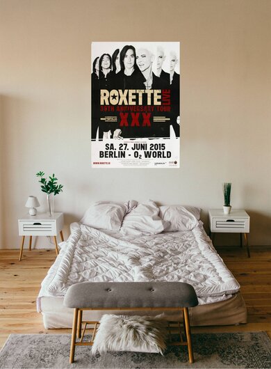 Roxette - Live Tour , Berlin 2015 - Konzertplakat