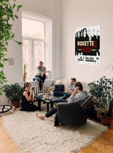Roxette - Live Tour , Mainz 2015 - Konzertplakat