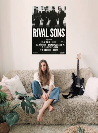 Rival Sons - Electric , Tour 2015 - Konzertplakat