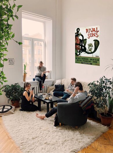 Rival Sons - Wild Animal, Hamburg & Frankfurt 2013 - Konzertplakat