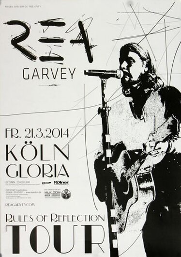 Rea Garvey - Reflection , Köln 2014 - Konzertplakat
