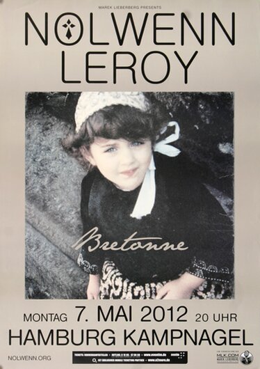 Nölwenn Leroy - Bretonne, Hamburg 2012 - Konzertplakat