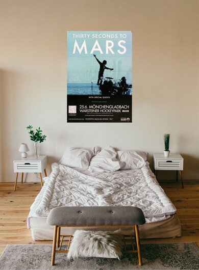 30 Seconds to Mars - In The Air , Mönchengladbach 2014 - Konzertplakat