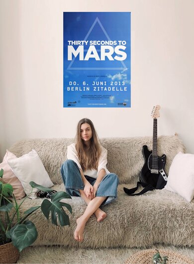 30 Seconds to Mars - Love Lust, Berlin 2013 - Konzertplakat