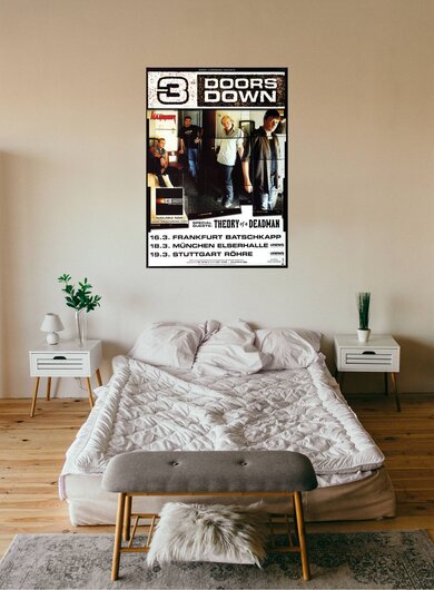 3 Doors Down - Live For Today, Tour 2005 - Konzertplakat