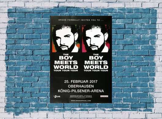 The Boys Meets World - Tour Tour , Oberhausen 2017 - Konzertplakat