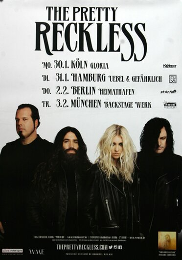 The Pretty Reckless - Going To Hell, Tour 2017 - Konzertplakat