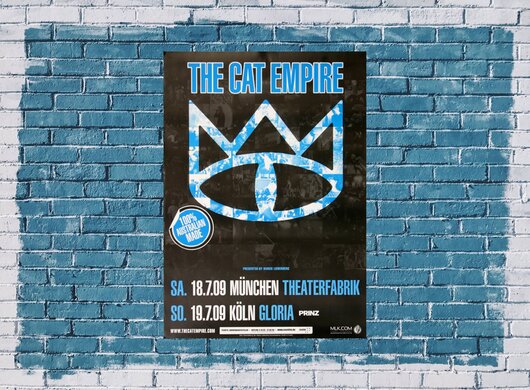 The Cat Empire - Cinema, Mönchengladbach 2009 - Konzertplakat