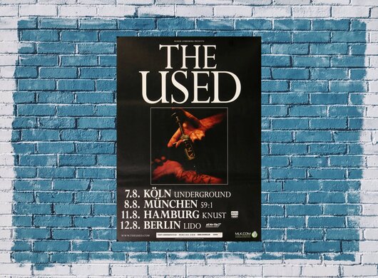 The Used - Artwork, Tour 2009 - Konzertplakat