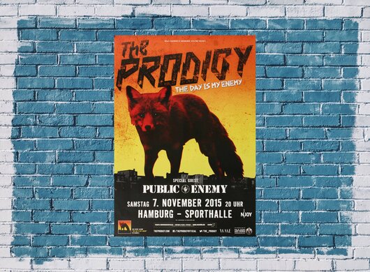 The Prodigy - The Day , Hamburg 2015 - Konzertplakat
