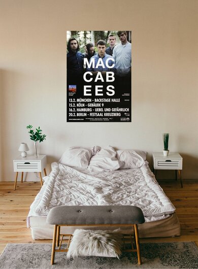 The Macabees - Live In Germany, Tour 2012 - Konzertplakat