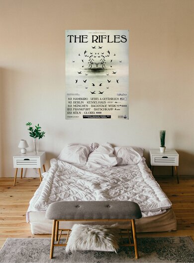 The Rifles - Freedom Run, Tour 2012 - Konzertplakat