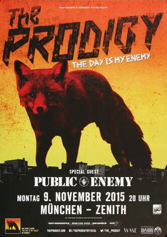 The Prodigy - The Day , München 2015 - Konzertplakat