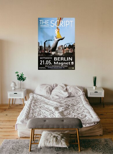 The Script - No Sound , Berlin 2008 - Konzertplakat