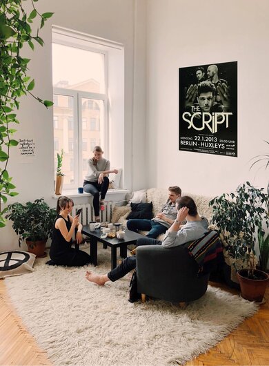 The Script - Millionaires , Berlin 2013 - Konzertplakat