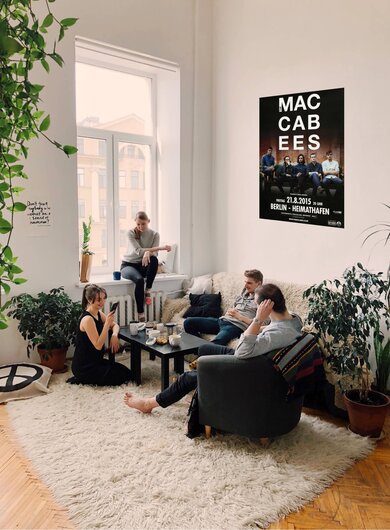The Macabees - Split It Out, Berlin 2015 - Konzertplakat