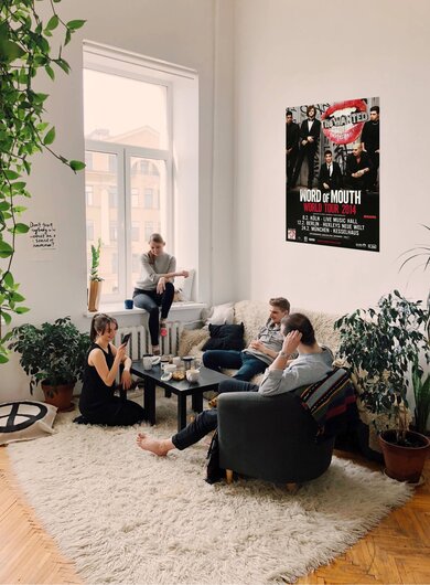 The Wanted - Word Of Mouth, Tour 2014 - Konzertplakat