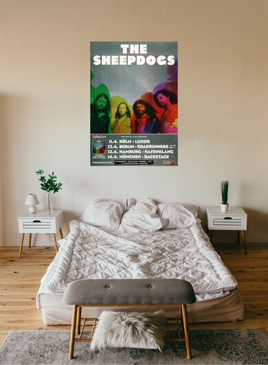 The Sheepdogs - Alright OK, Tour 2013 - Konzertplakat