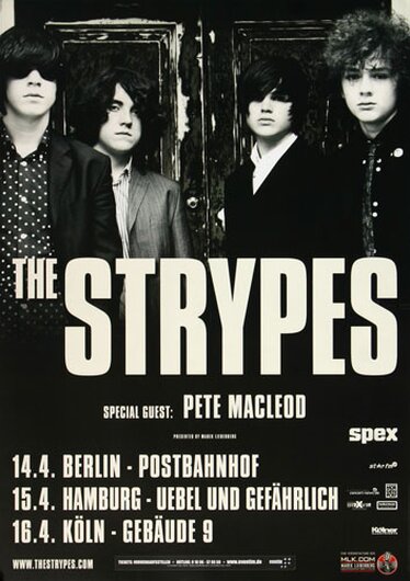 The Strypes - 4 Track Mind, Tour 2014 - Konzertplakat