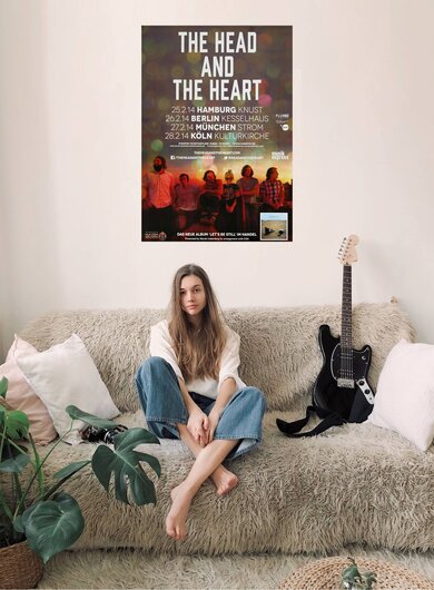 The Head And The Heart - Lets Be Still, Tour 2014 - Konzertplakat