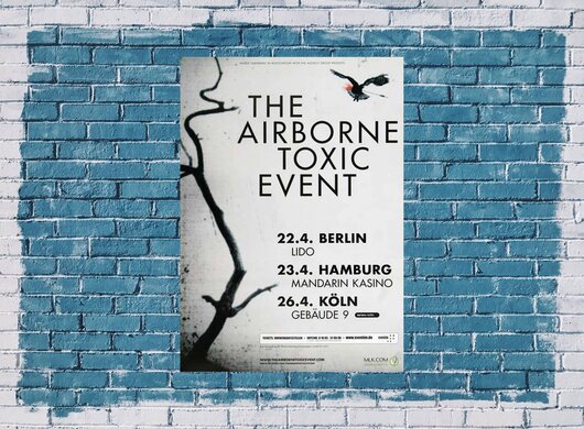 The Airborne Toxic Event - Such Hot Blood, Tour 2009 - Konzertplakat