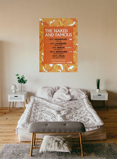 The Naked And The Famous - Aggressive You, Tour 2013 - Konzertplakat