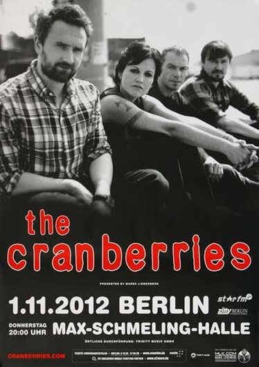 The Cranberries, Tomorrow, Achtung Datum, Berlin 2012 - Konzertplakat