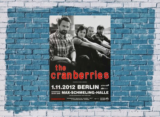 The Cranberries - Tomorrow, Berlin 2012 - Konzertplakat