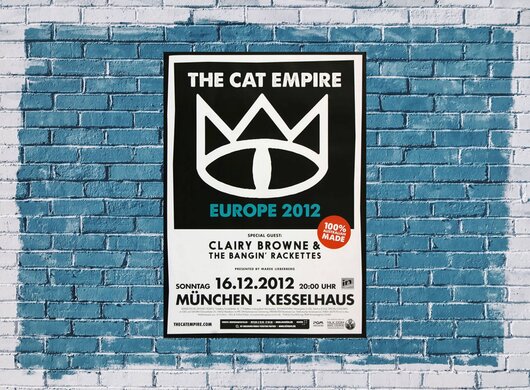 The Cat Empire - München, München 2012 - Konzertplakat
