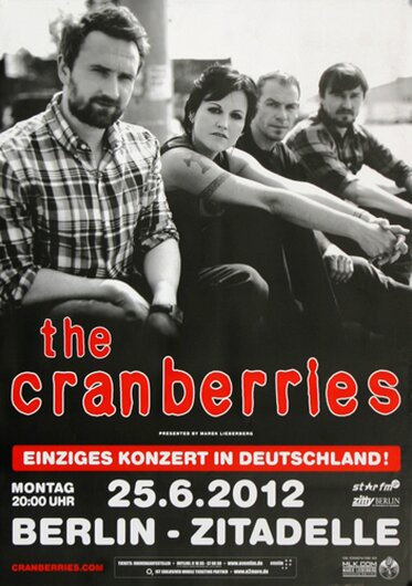 The Cranberries, Live, Achtung Datum, Berlin 2012 - Konzertplakat