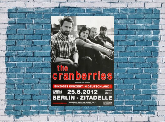 The Cranberries - Live , Berlin 2012 - Konzertplakat