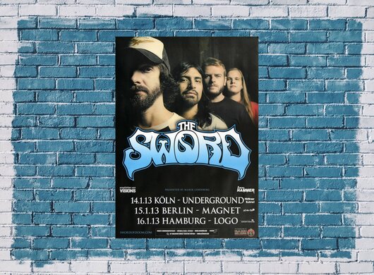 The Sword - Warp Riders, Tour 2013 - Konzertplakat