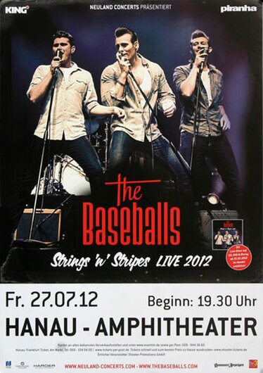 The Baseballs - Good Ol Christmas, Hanau 2012 - Konzertplakat