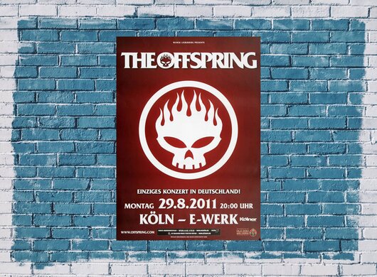 The Offspring - Live At Last, Köln 2011 - Konzertplakat