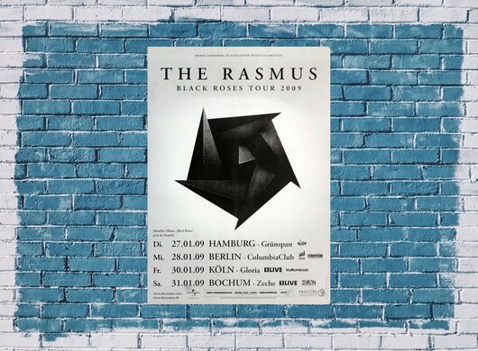 The Rasmus - Part Two, Hamburg 2009 - Konzertplakat