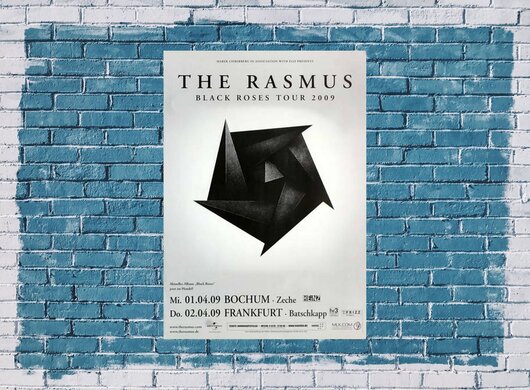 The Rasmus - Frankfurt, Frankfurt 2009 - Konzertplakat