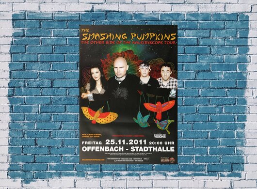 Smashing Pumpkins, The - Kaleidyscope, Frankfurt 2011 - Konzertplakat